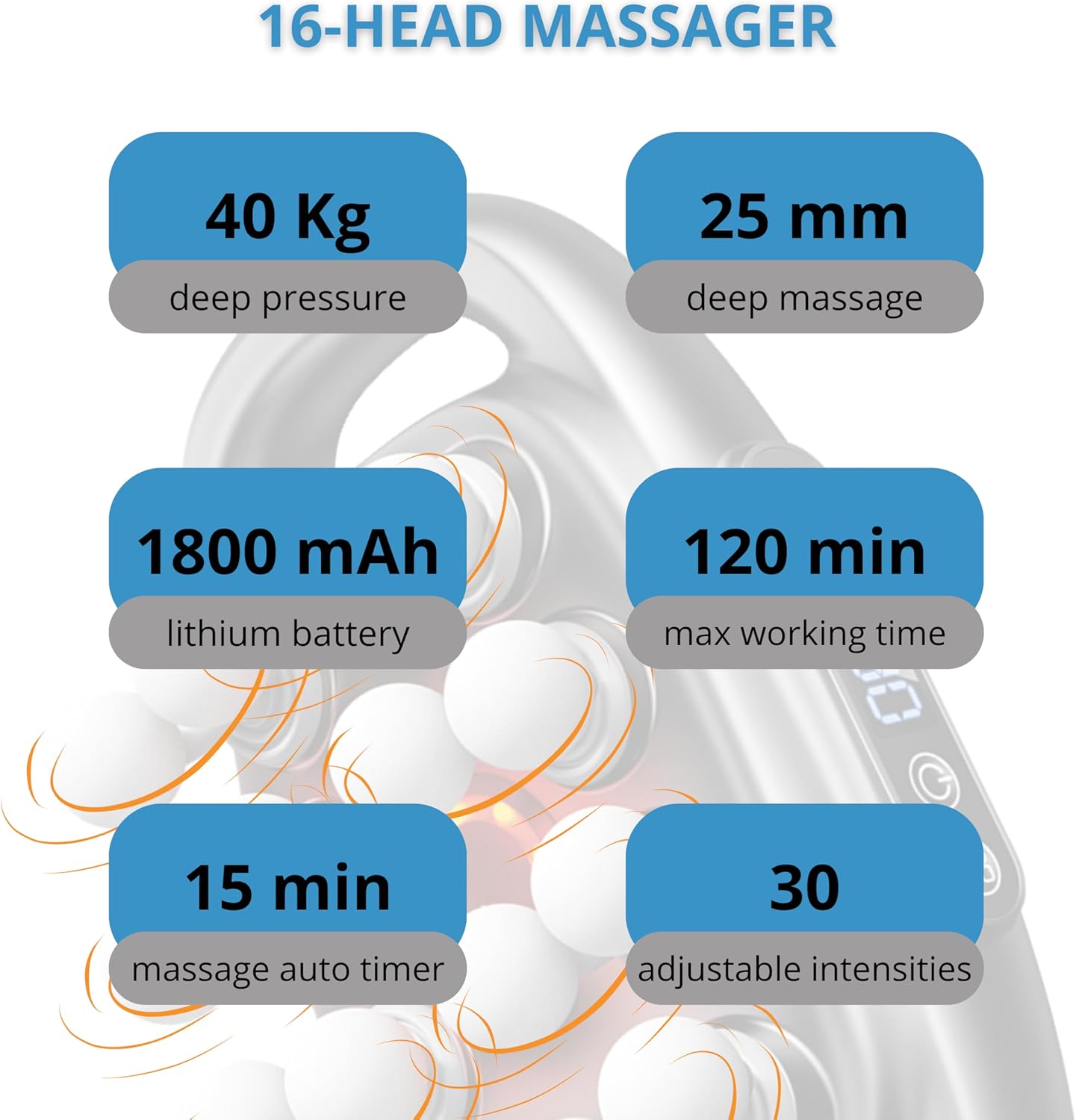 💟16 Head Massage Gun Deep Tissue💪