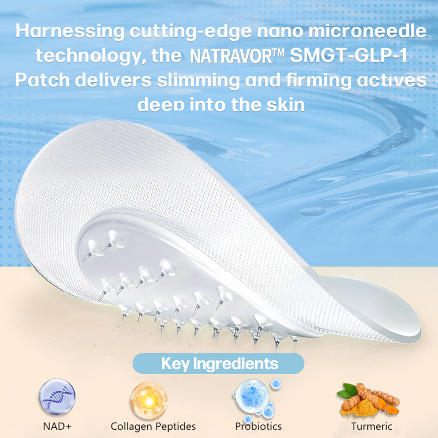 FDA Store | 𝐍𝐚𝐭𝐫𝐚𝐯𝐨𝐫™ 𝐒𝐥𝐢𝐦 & Firm 𝑁ano 𝑀icroneedle 𝑃atch with Collagen, Turmeric & Matrixyl 3000丨Obesity, Cardiovascular Disease, Diabetes, Sleep Apnea, Joint Problems and More