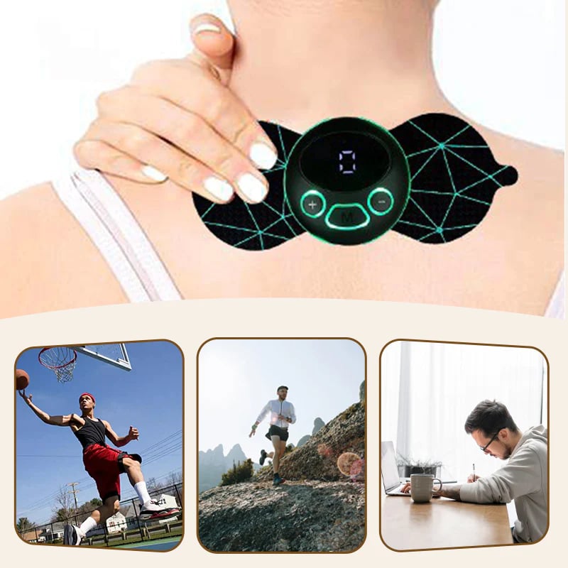 EMS Mini Electric Body Massager – Promote fat burning,Cervical, Neck & Back Pain Relief