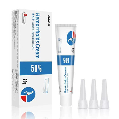50% Inactive Ingretient Hemorrhoids Treatment Ointment Cream for Women and Men, Body Care Herbal Cream, Itching, Burning and Discomfort Pain Relief