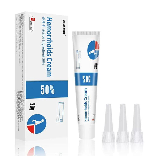 50% Inactive Ingretient Hemorrhoids Treatment Ointment Cream for Women and Men, Body Care Herbal Cream, Itching, Burning and Discomfort Pain Relief