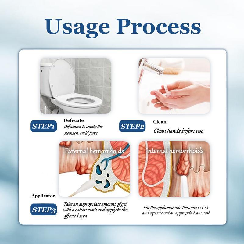 50% Inactive Ingretient Hemorrhoids Treatment Ointment Cream for Women and Men, Body Care Herbal Cream, Itching, Burning and Discomfort Pain Relief