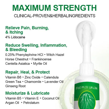 Natravor Organic Aloe Soothe Hemorrhoid Cream-Gel