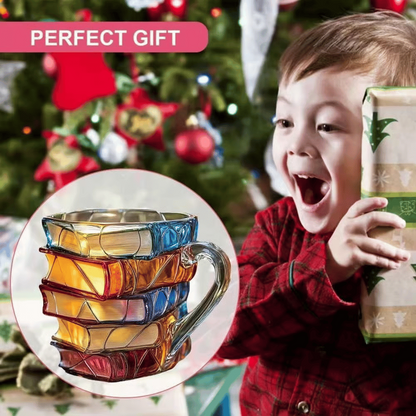 🔥Hot Sale 49% off🌟Novelty 3D Painted Book Mug— Where Literature Meets Art in Your Morning Routine 📚☕