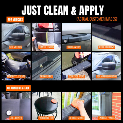 Christmas Must Have A Brand New Car 🎅 Car Trim Plastic, Rubber & Vinyl Crystal Plating Restorer Wax