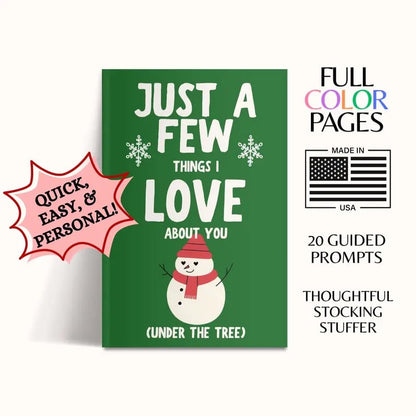 🎄❤️Just A Few Things I Love About You (Under The Tree) - Hardcover📚