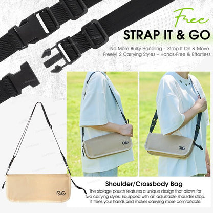 🔥LAST DAY 49% OFF🔥Camping Chairs, Upgraded Foldable Stool, 1.5 lbs ultra light, Max Load Capacity 500lbs