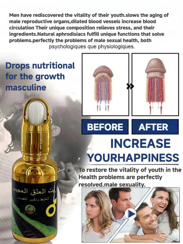 【Effect in one second】Leech essential oil for male enlargement