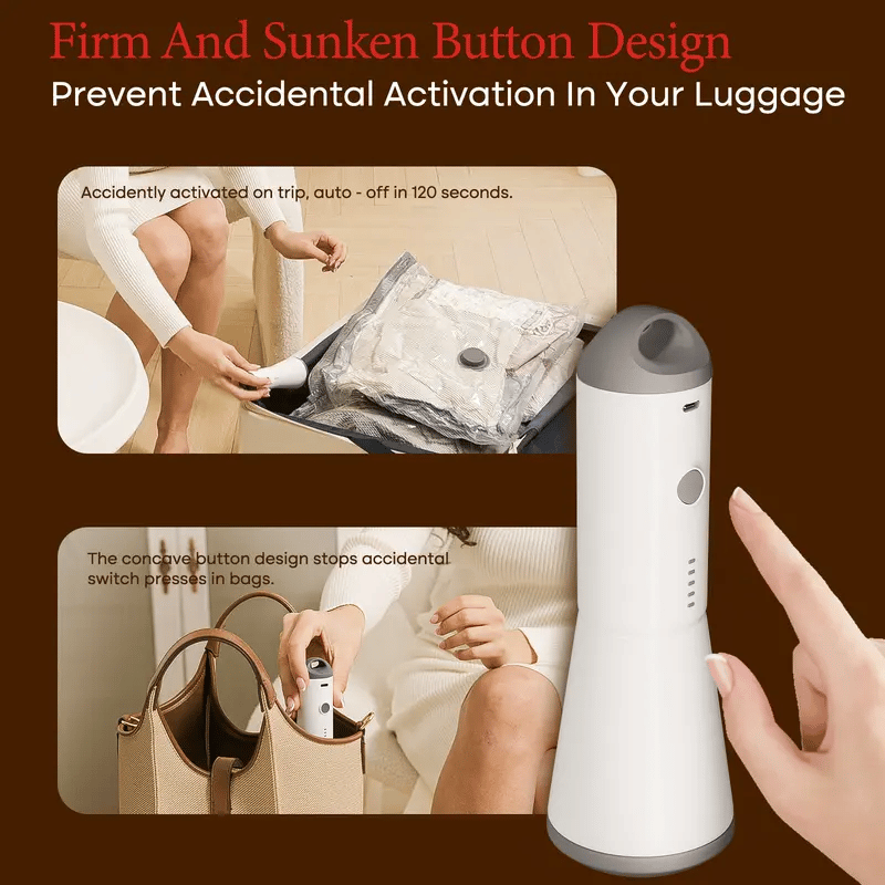 🏆Flash Sale⚡ 50K+ SOLD! Cordless Travel Vacuum Storage Compression Bag