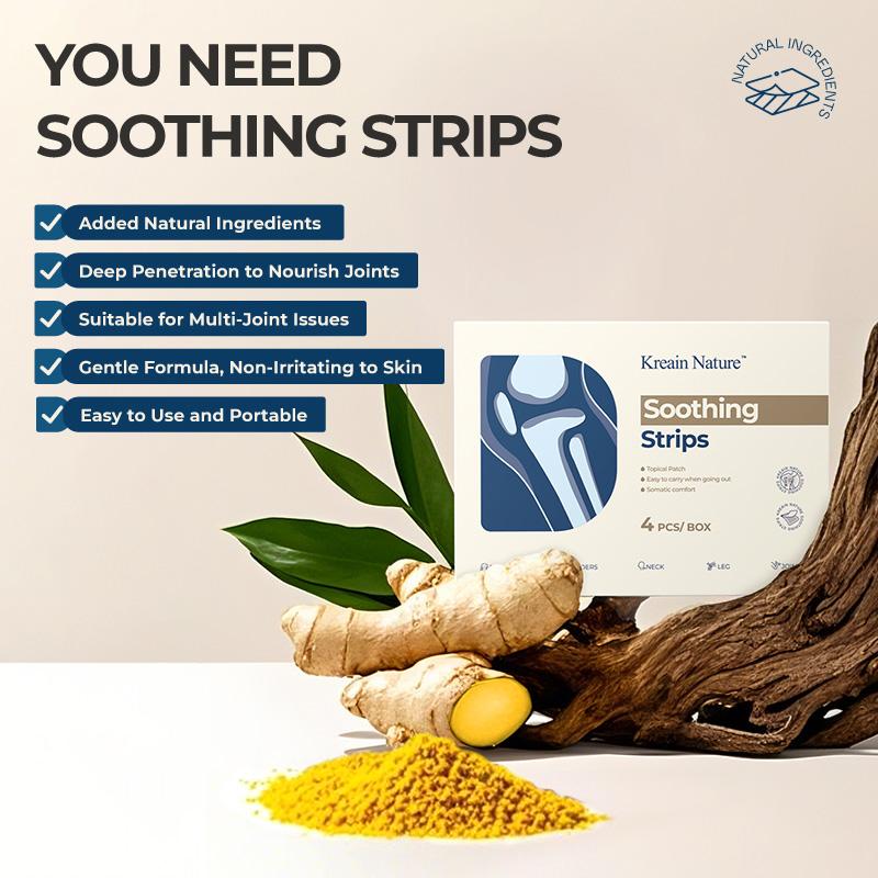 Kreain Nature 1 Soothing Strips Joint Patch Apply on Shoulders Arms Knees Perfect for Sports Workouts