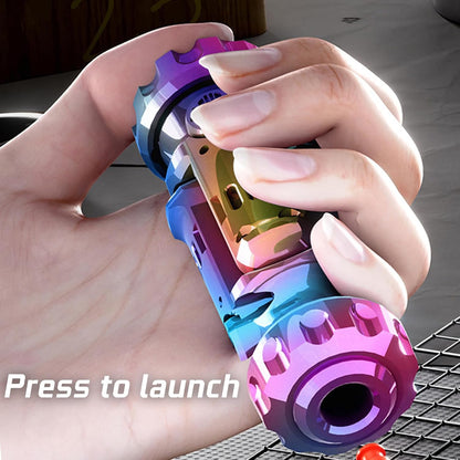 Metal Tungsten Steel Fidget Toy Gun