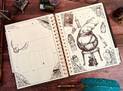 💥Limited Stock! 📚🧙‍♀️2026 Magic Day Anniversary Planner🧹Hardcover Edition