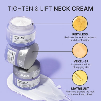 goPure Tighten and Lift Neck Cream- Clinically Tested