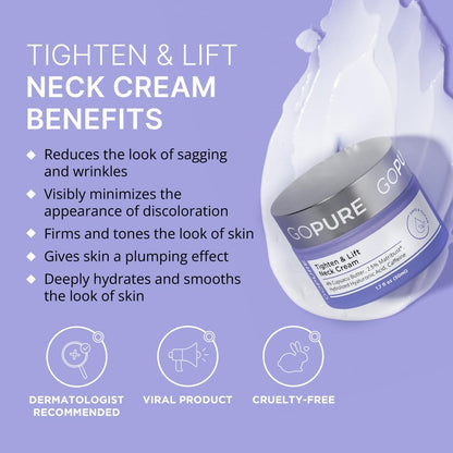 goPure Tighten and Lift Neck Cream- Clinically Tested