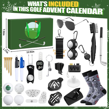MOVINPE Golf Advent Calendar 2025 for Men Teen Boys