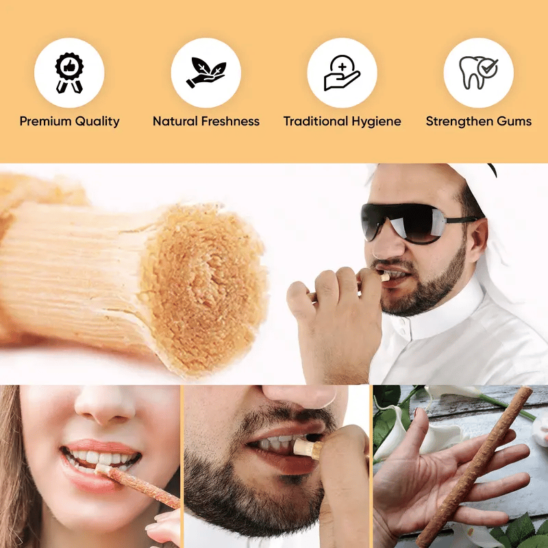 Natural Miswak Oral Care Toothbrush Stick