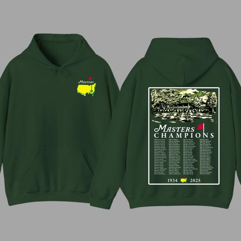🏌️‍♂️⛳2025 Masters Tournament Augusta 91 Years Hoodie