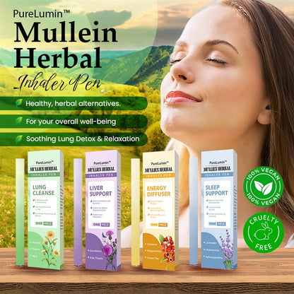 Mullein Herbal Inhaler Pen | Soothing Lung Detox & Relaxation Stick