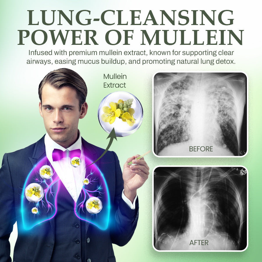 Mullein Herbal Inhaler Pen | Soothing Lung Detox & Relaxation Stick