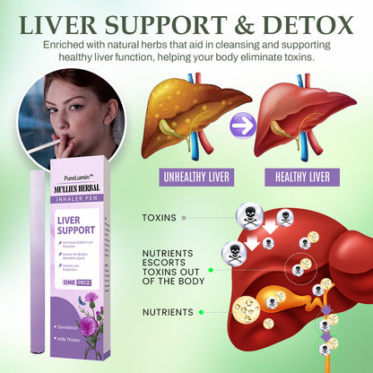 Mullein Herbal Inhaler Pen | Soothing Lung Detox & Relaxation Stick