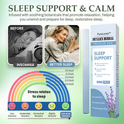 Mullein Herbal Inhaler Pen | Soothing Lung Detox & Relaxation Stick