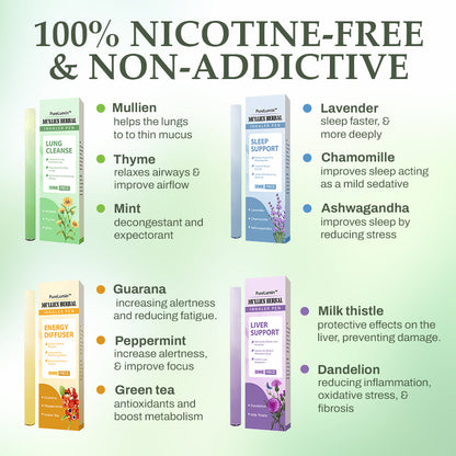 Mullein Herbal Inhaler Pen | Soothing Lung Detox & Relaxation Stick