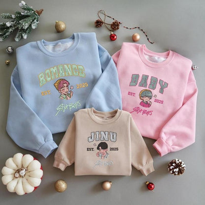 Kpop Embroidered Youth Sweatshirt