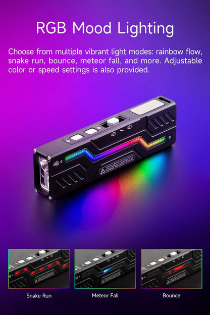 🔥Hot Sale 49% OFF -🔥MoonBox 3.0 EDC Flashlight🔦