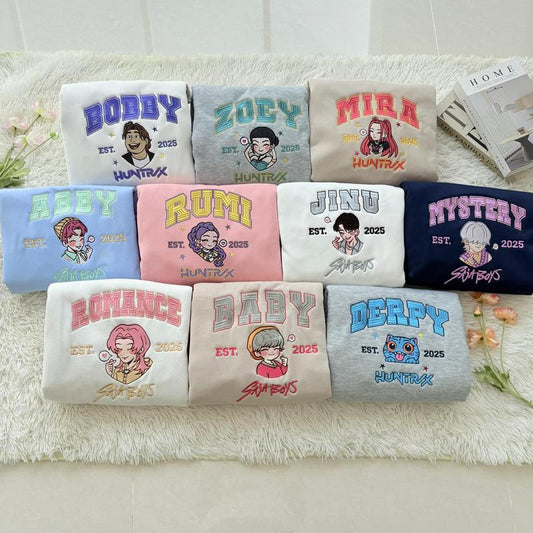 Kpop Embroidered Youth Sweatshirt