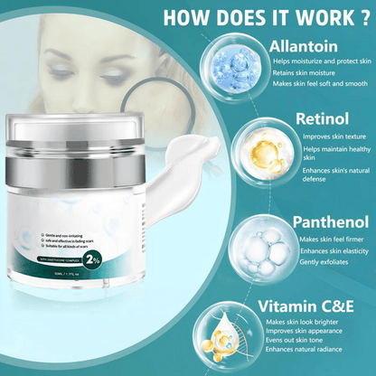 🔥Best scar gel out there -2% Silicone Scar Repair Cream